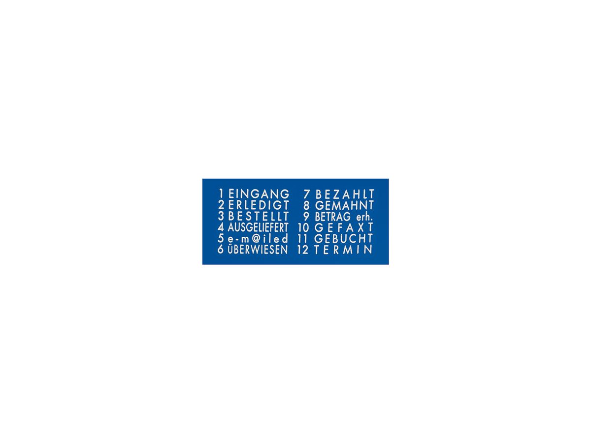 COLOP Datumstempel mini info-dater S120/WD 1453100200 blau/grau