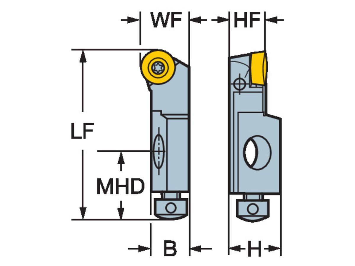 COROMANT T-MAX U-EINBAUHALTER