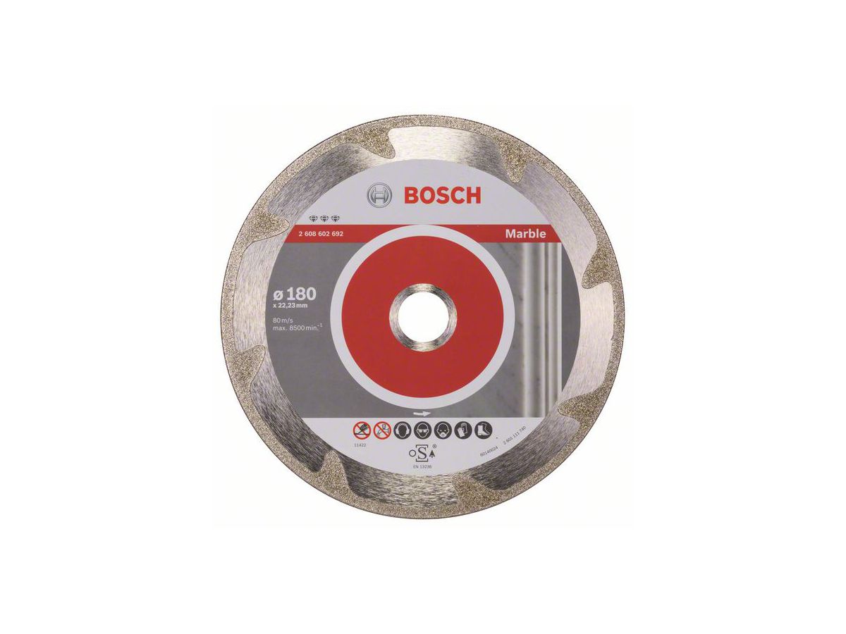 BOSCH Diamanttrennscheibe Best for Marble 180x22,23 mm