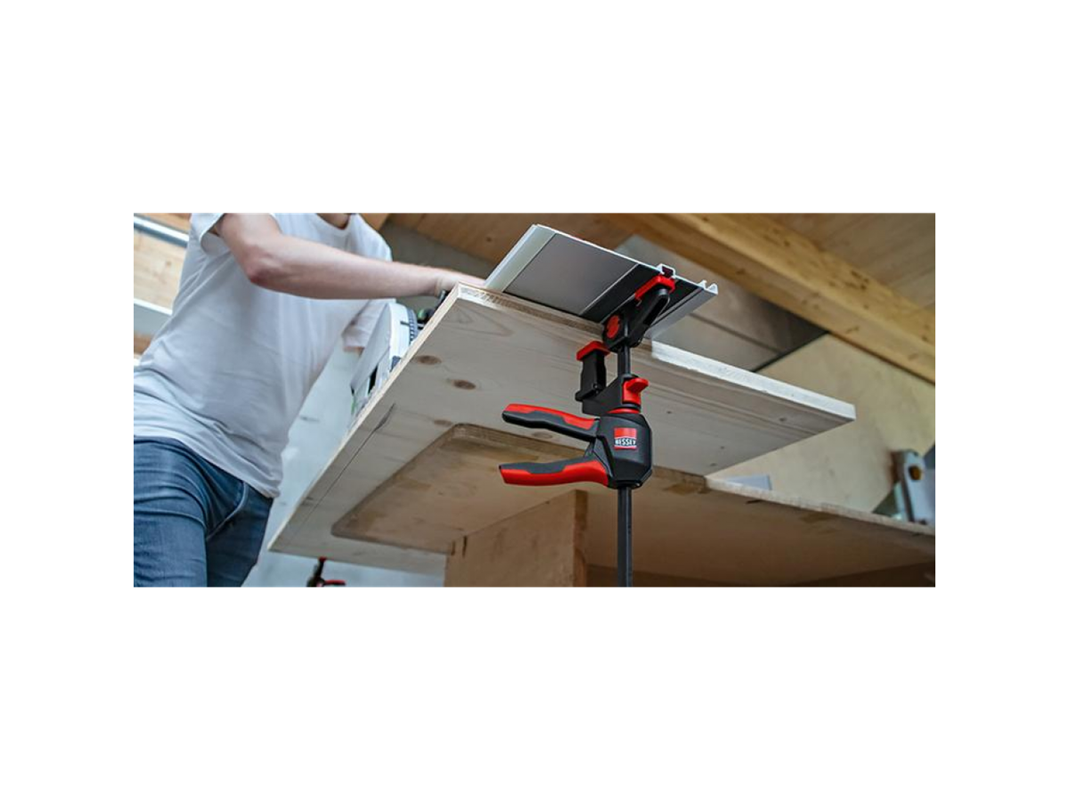 BESSEY Einhand-Tischzwinge 360° drehbar 2 St. 150x60mm EZR-360-15SET