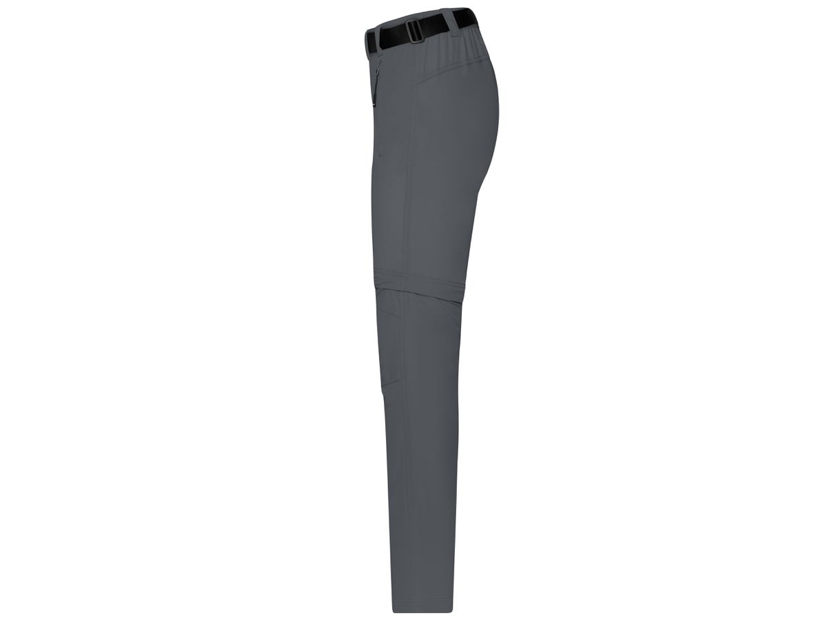 JN Ladies' Zip-Off Trekking Pants JN1201 carbon, Größe XS