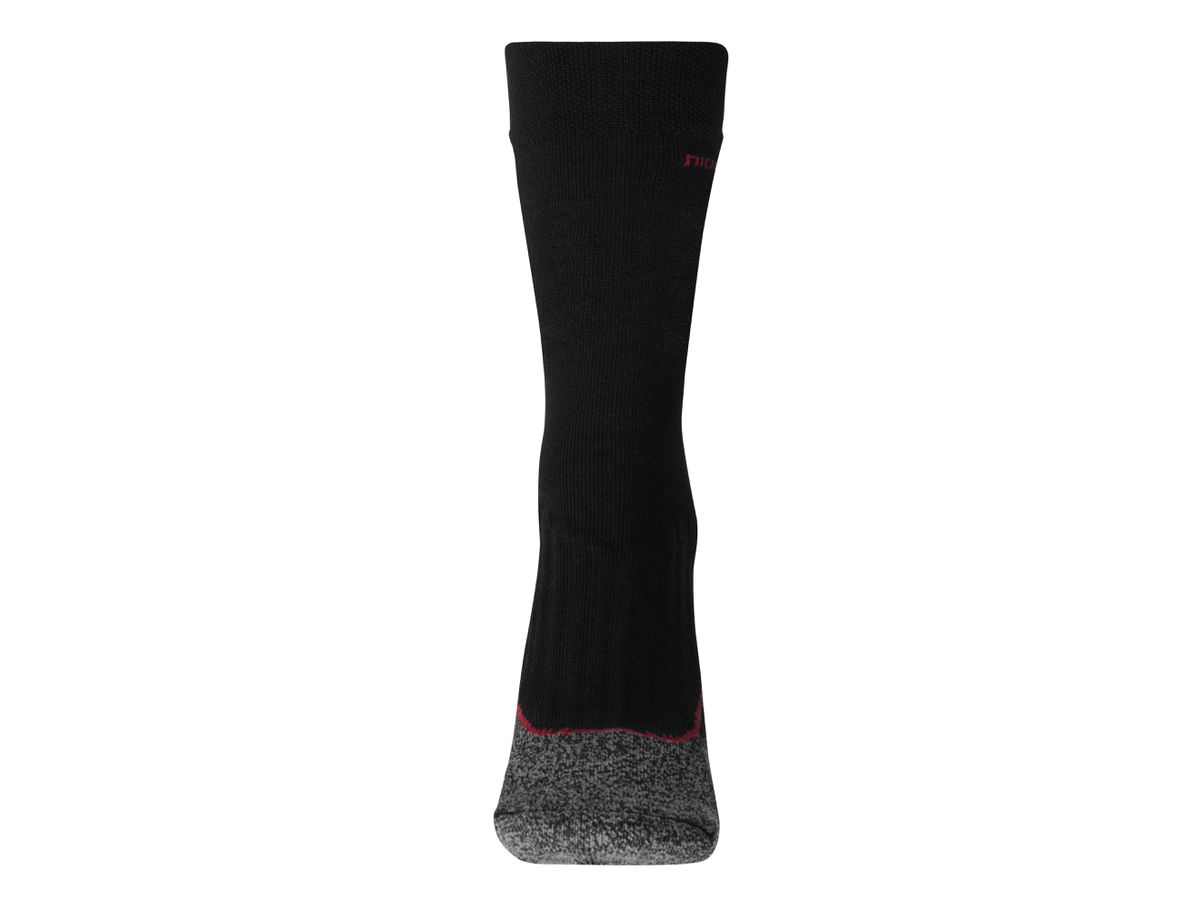 JN Worker Socks Warm JN213 black/red, Größe 42-44