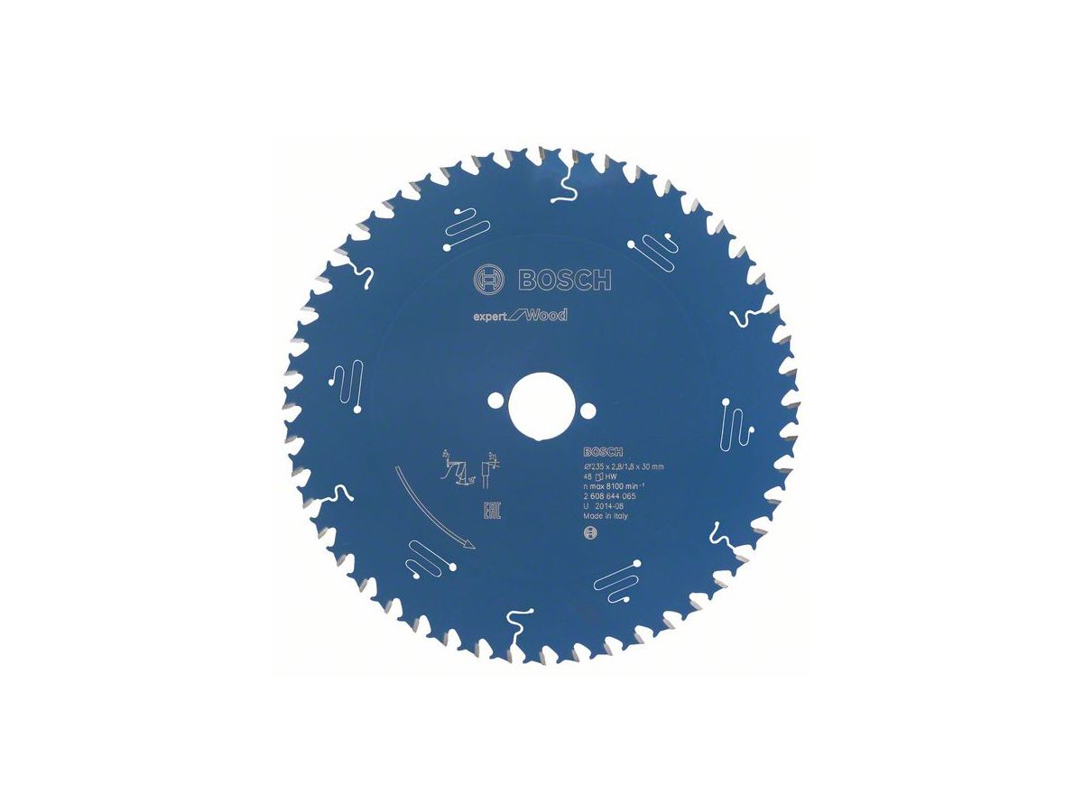 BOSCH Kreissägeblatt Expert for Wood 235x30x2,8/1,8 mm, 48 Z