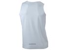 JN Mens Running Tank JN305 100%PES, white/white, Größe S