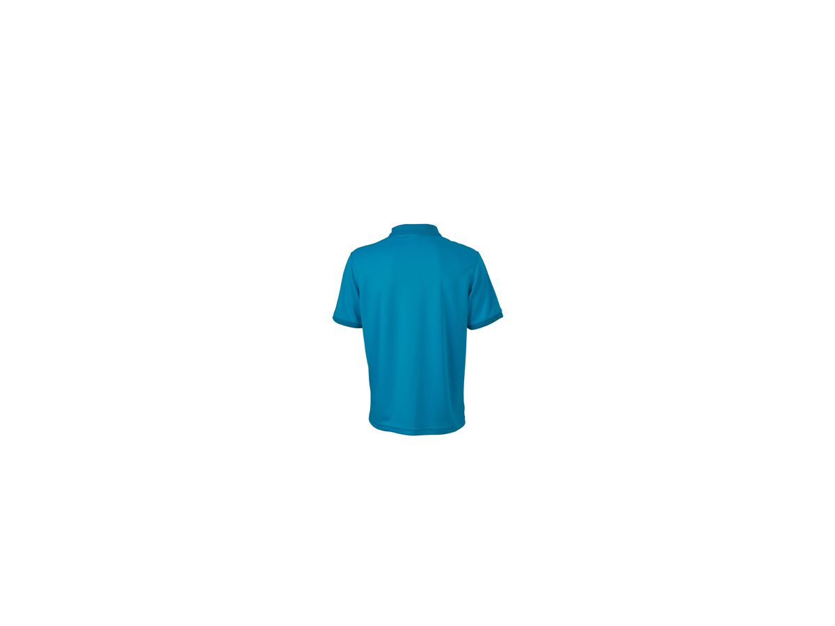 JN Mens Active Polo JN576 100%PES, turquoise, Größe M