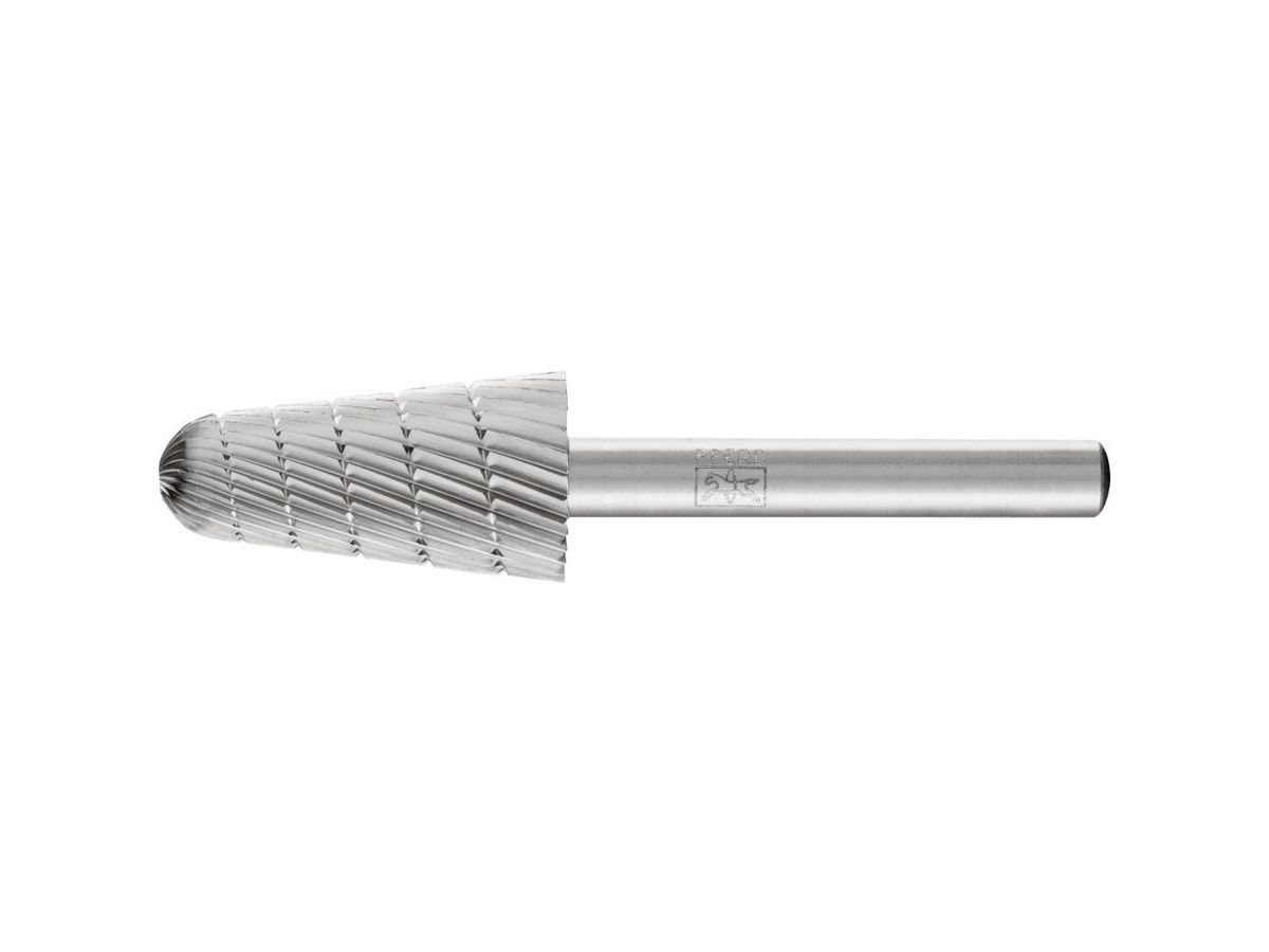 Stiftfrees HSS ronde kegelvorm L 1630 3 6mm 16x30mm Pferd
