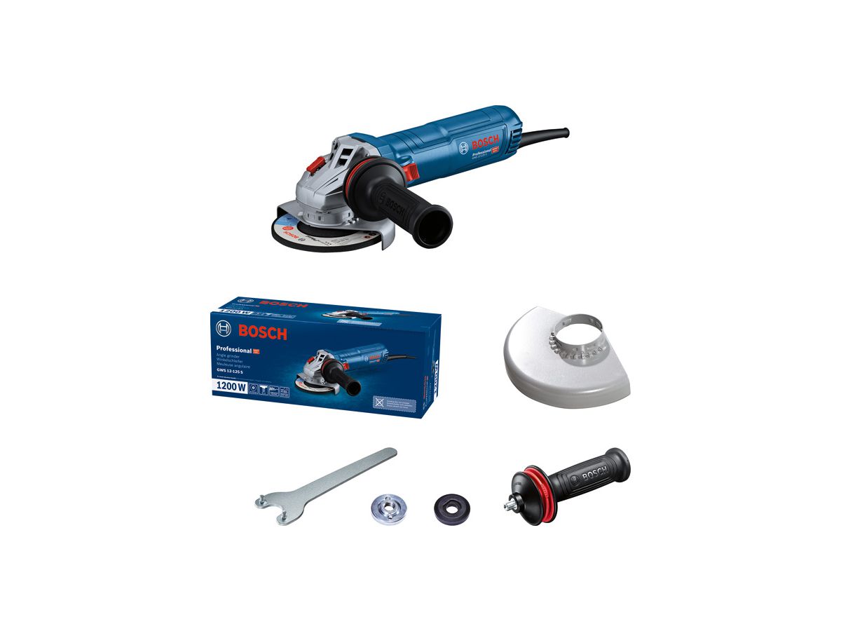 BOSCH Winkelschleifer GWS 12-125 S im Karton