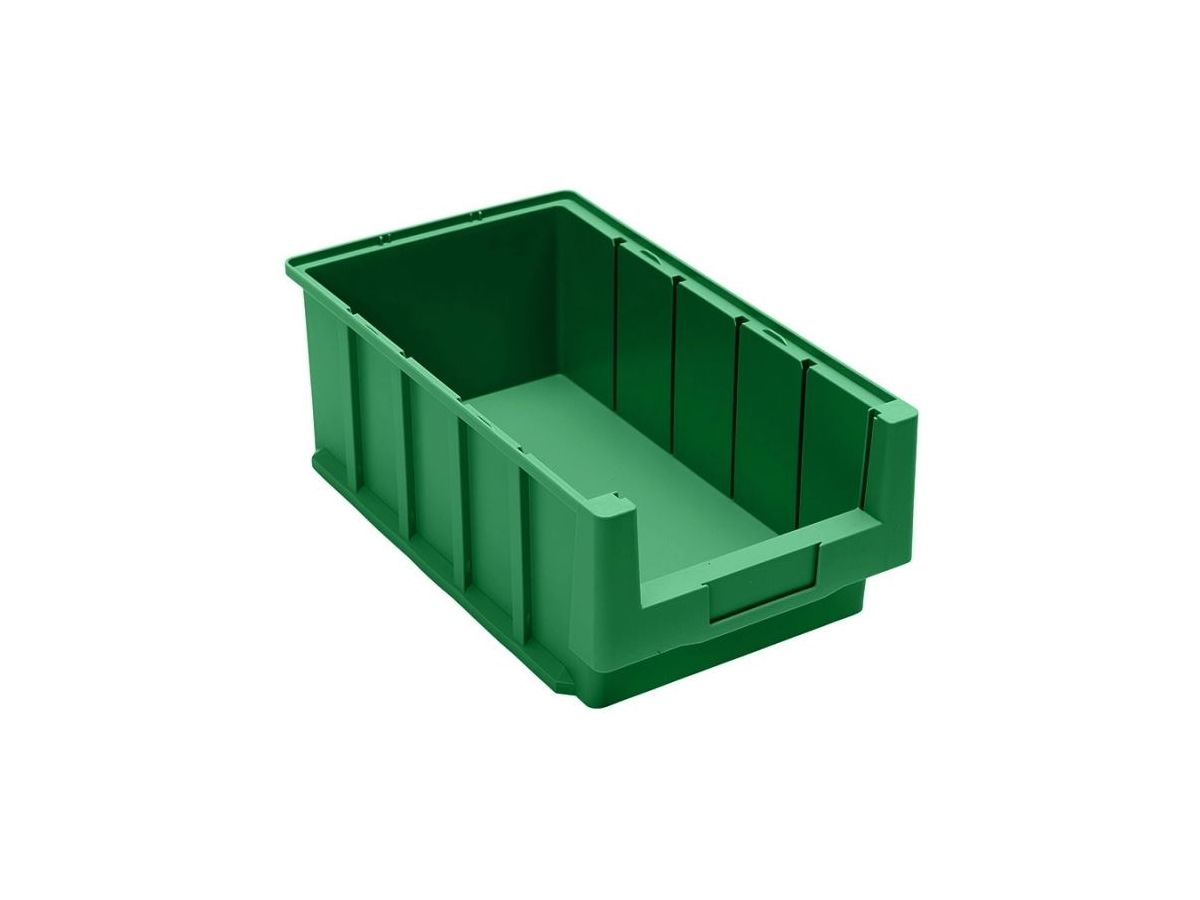 Kleinteile-Box VKB 400/230 400x230x150 mm grün VE á 12 Stk