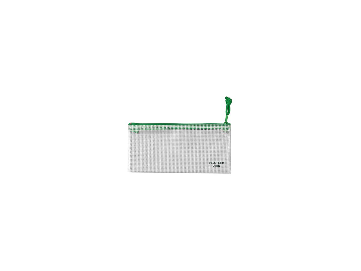 Veloflex Reißverschlusstasche 2706000 200x100mm PVC DIN A6