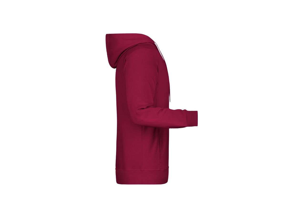 JN Men's Hoody 8024 wine, Größe M