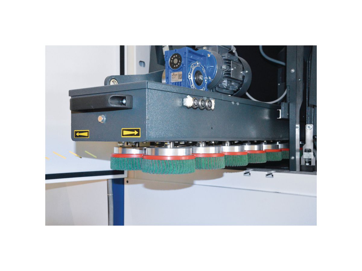 METALLKRAFT Metall-Breitband- schleifmaschine MBBS 1350-17 RXR