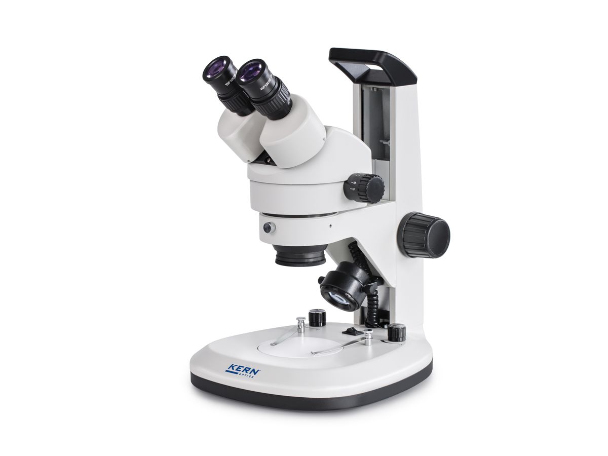 KERN Stereo-Zoom-Mikroskop OZL 467 0,7x - 4,5x 3W LED t./r.