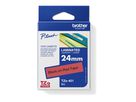 P-touch Schriftbandkassette TZE451 24mmx8m laminiert sw auf tr