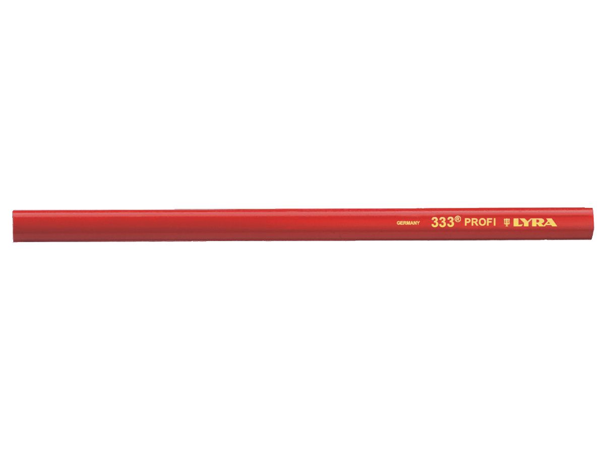 Carpenter's pencil 333 oval red 30cm Lyra