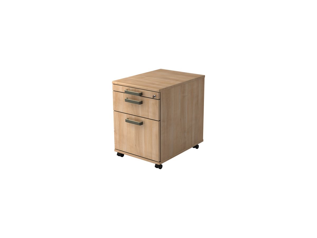 Rollcontainer AC20SG 60 tief, Nussbaum