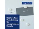 magnetoplan Magnet Ergo Medium 1664000 30mm weiß 10 St./Pack.