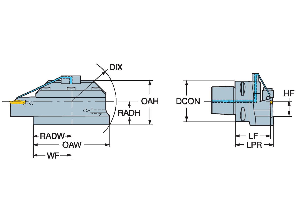 COROMANT Capto Adapter für Einsätze