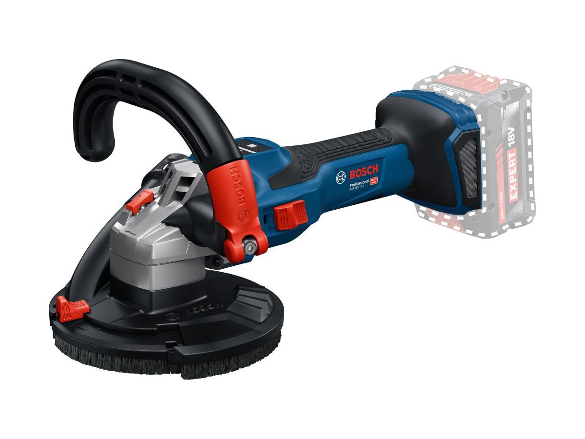 BOSCH Akku-Betonschleifer GBR 18V-15 s solo, in L-BOXX