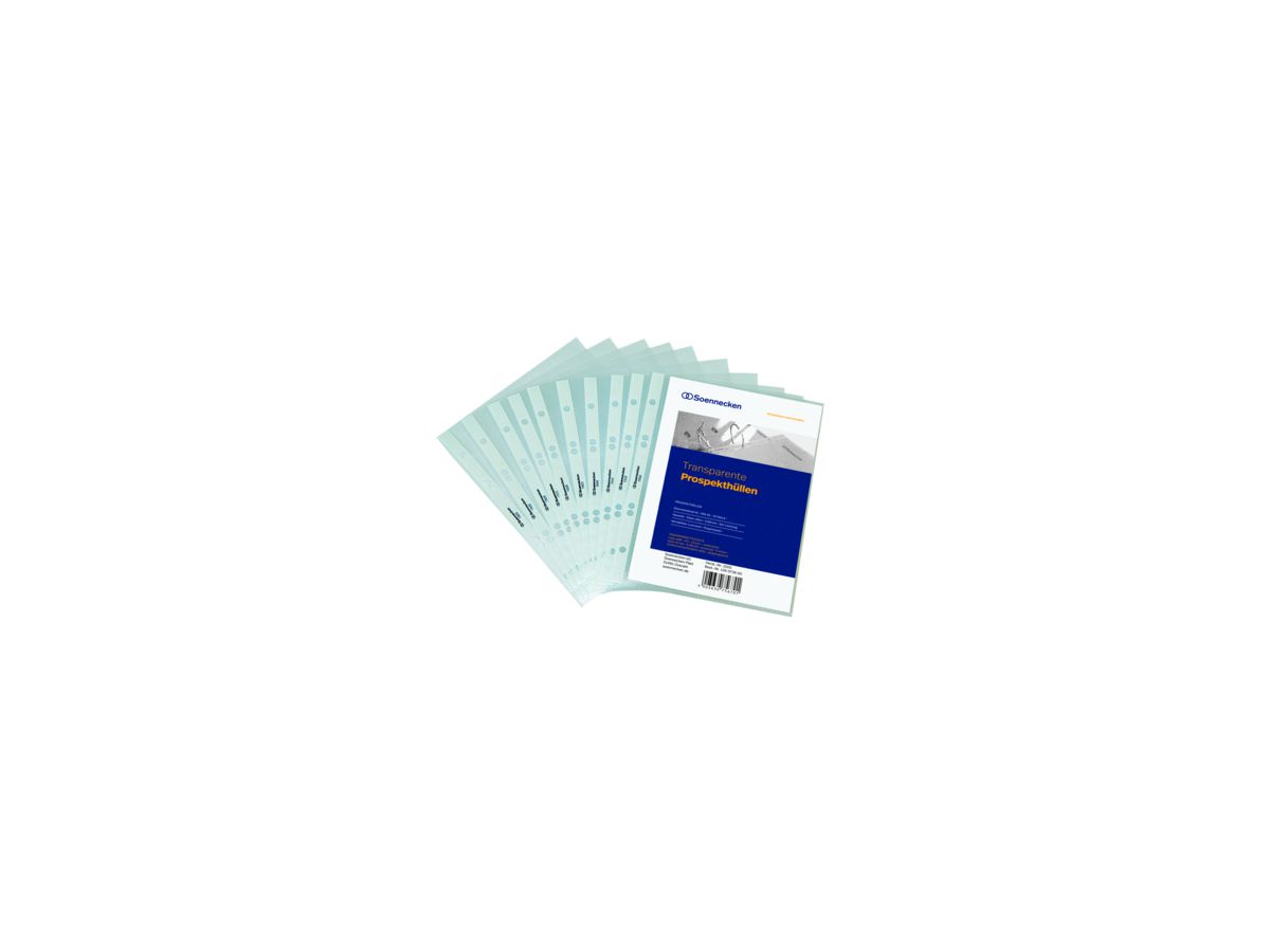 Soennecken Prospekthülle 1613 DIN A5 PP transparent 100 St./Pack.