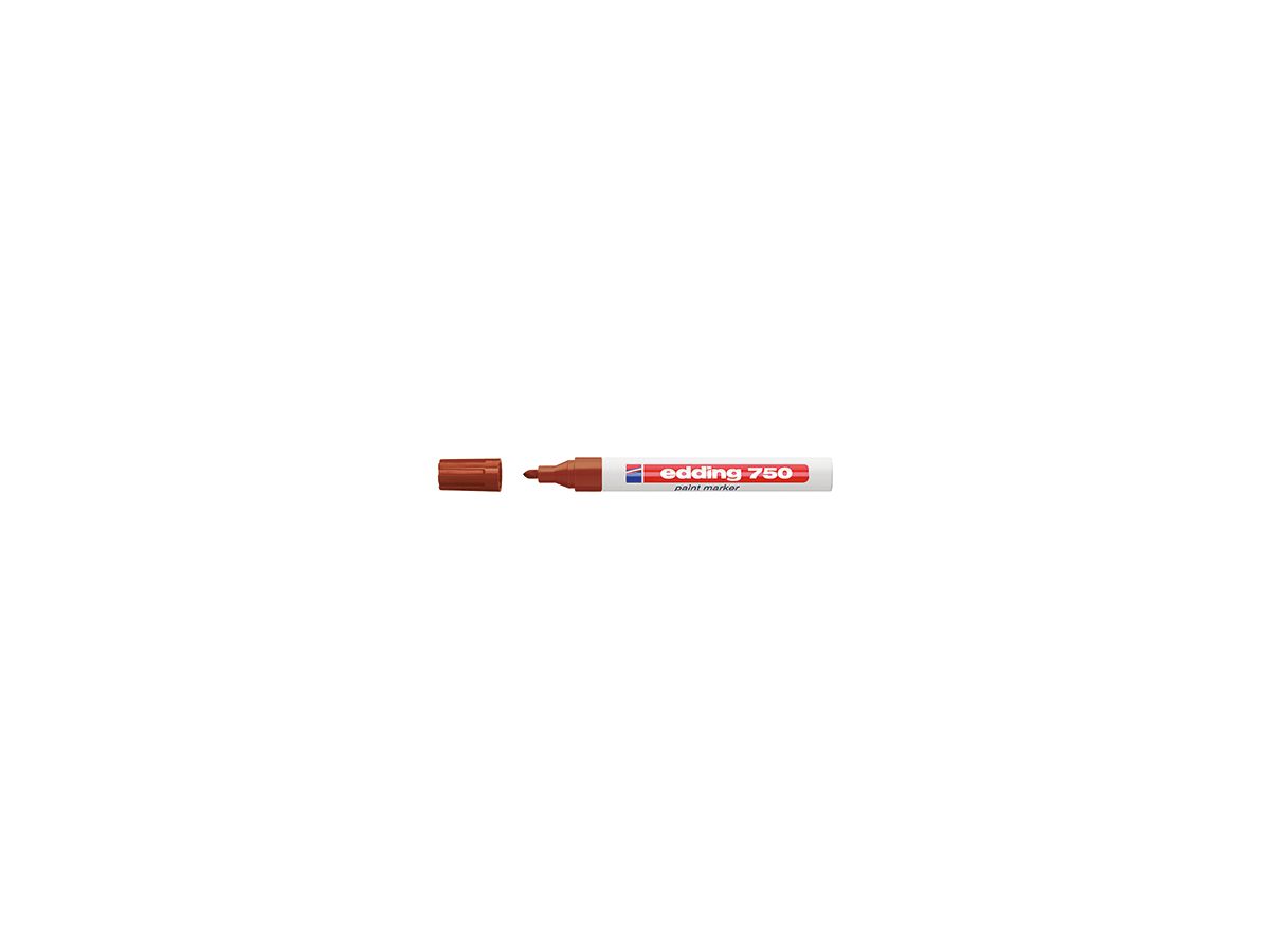 edding Lackmarker 4-750-9-007 2-4mm Rundspitze permanent braun
