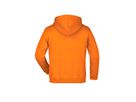 JN Hooded Sweat Junior JN047K 80%BW/20%PES, orange, Größe XS
