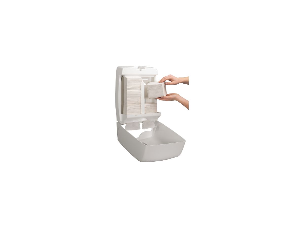 AQUARIUS Toilettenpapierspender 6990 2fach weiß