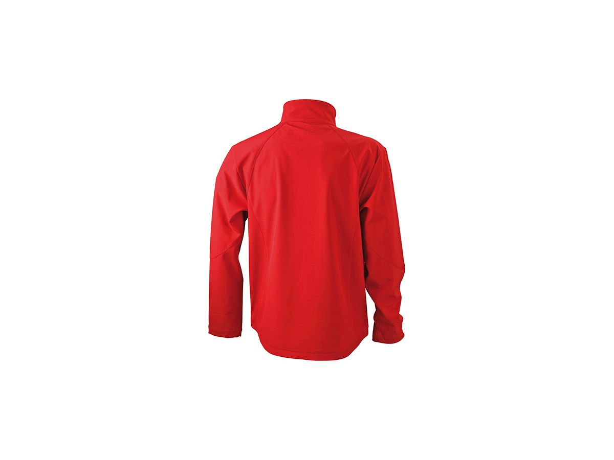 JN Mens Softshell Jacket JN1020 90%PES/10%EL, red, Größe XL