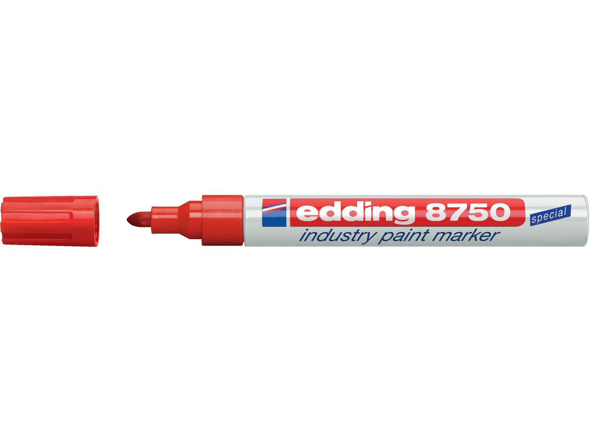 Paint marker no.8750 red Edding