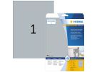 HERMA Typenschildetikett 4224 210x297mm silber 25 St./Pack.