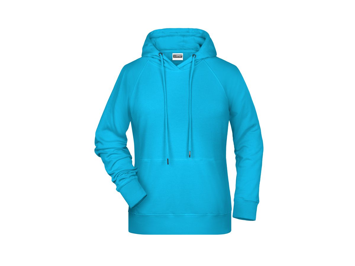 JN Ladies' Hoody 8023 turquoise, Größe S