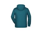JN Men's Zip Hoody 8026 petrol-melange, Größe S