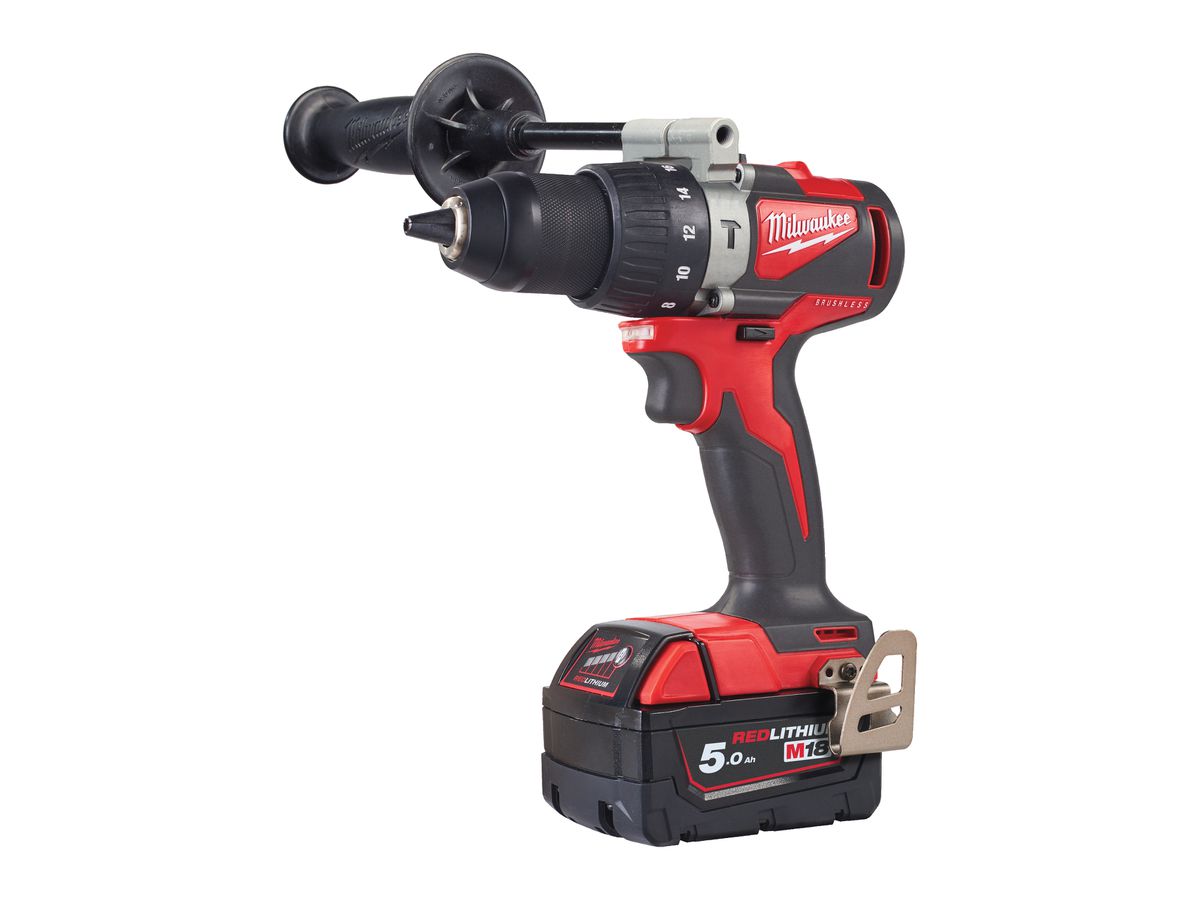 MILWAUKEE Akku-Schlagbohrschrauber M18BLPD2-502X, 2x 5 Ah Akku & Ladegerät