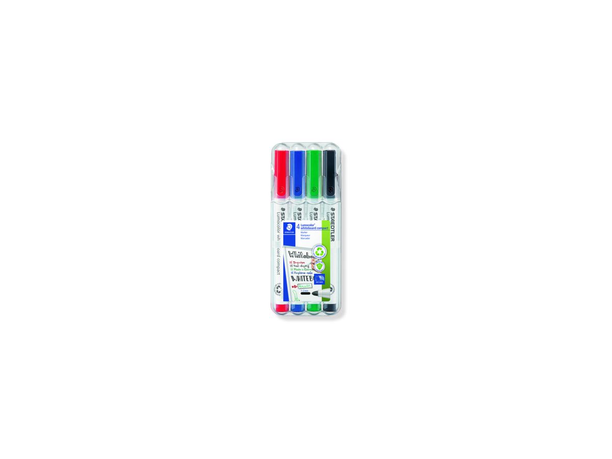 STAEDTLER Whiteboardmarker Lumocolor 341 WP4 4 St./Pack