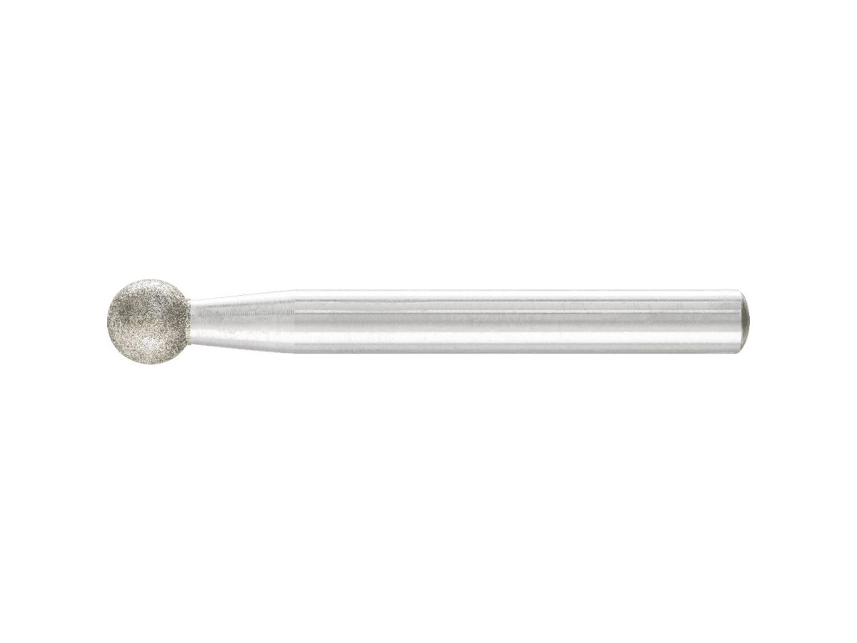 Diamant-Schleifstift Kugelf. 8x 6 mm D126 Pferd