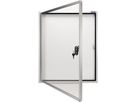 magnetoplan Schaukasten CC 1214100 90x79cm 6xDIN A4 Aluminium ws