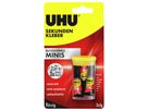 UHU Sekundenkleber blitzschnell MINIS 45415 1g 3 St./Pack.