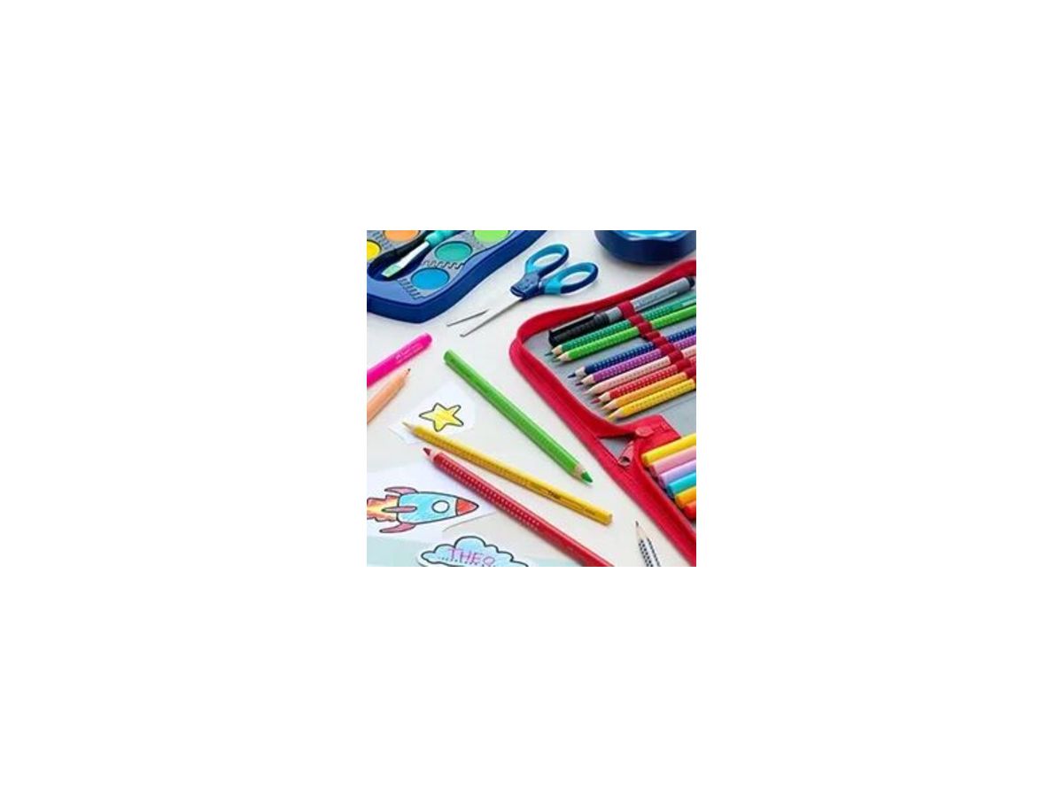 Faber-Castell Farbstift Colour GRIP 112406 farbig sortiert 6 St./Pack.