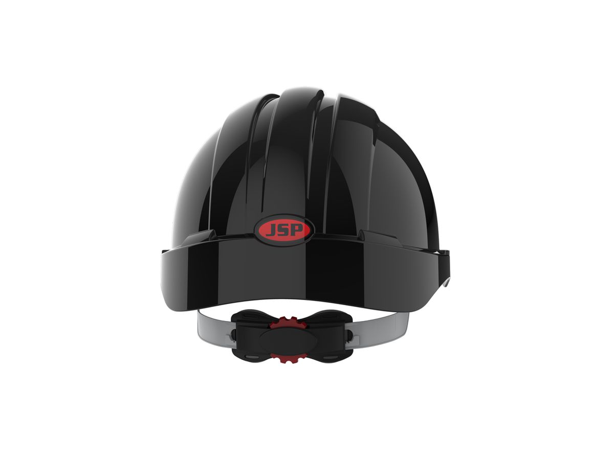 JSP Schutzhelm EVOLite AJB170 belüftet, mit Schirm, schwarz