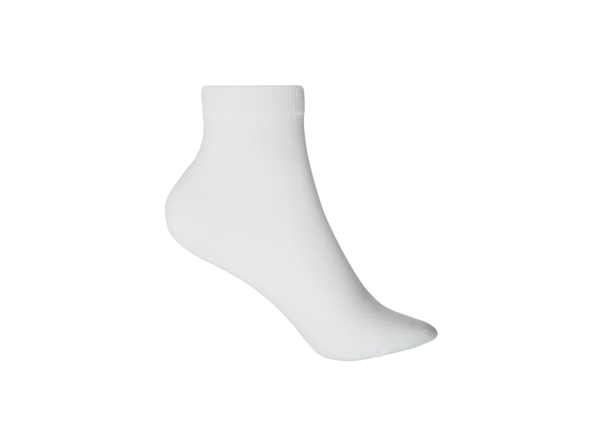JN Bio Sneaker Socks 8031 white, Größe 39-41