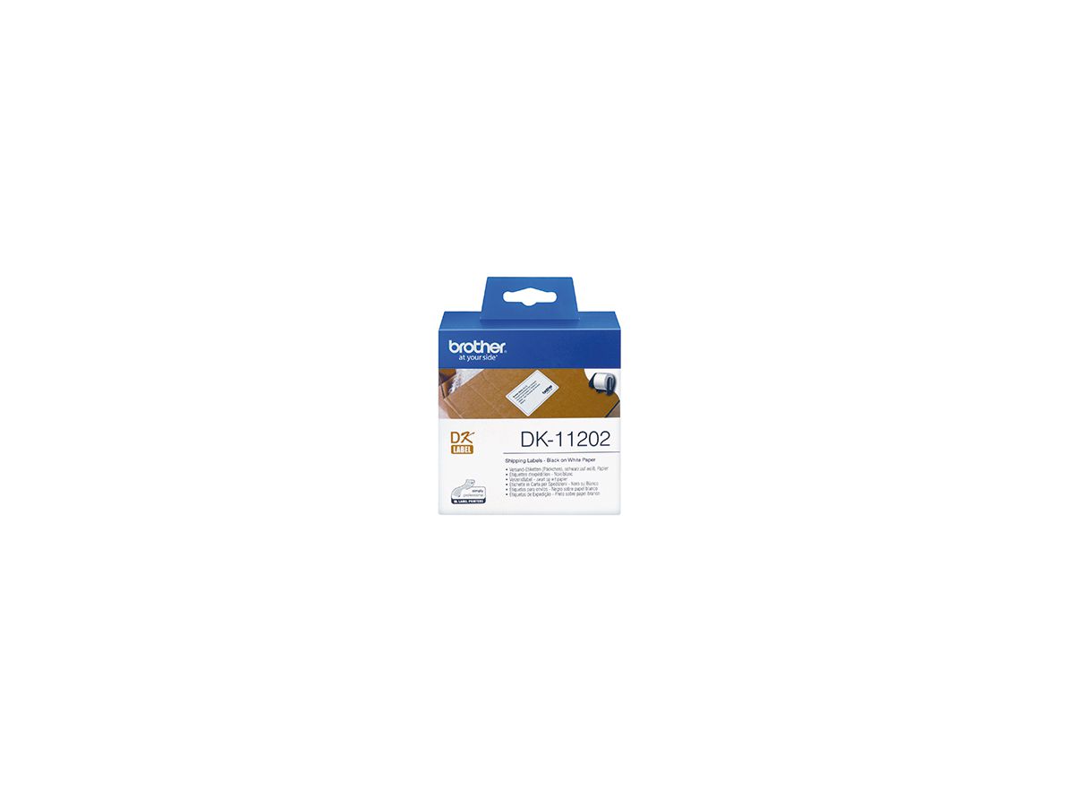 Brother Etikett DK11202 60x100mm weiß 300 St./Pack.