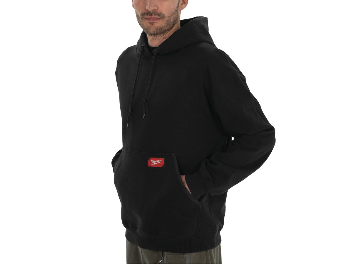 MILWAUKEE Kapuzenpullover WHB schwarz, Gr. L