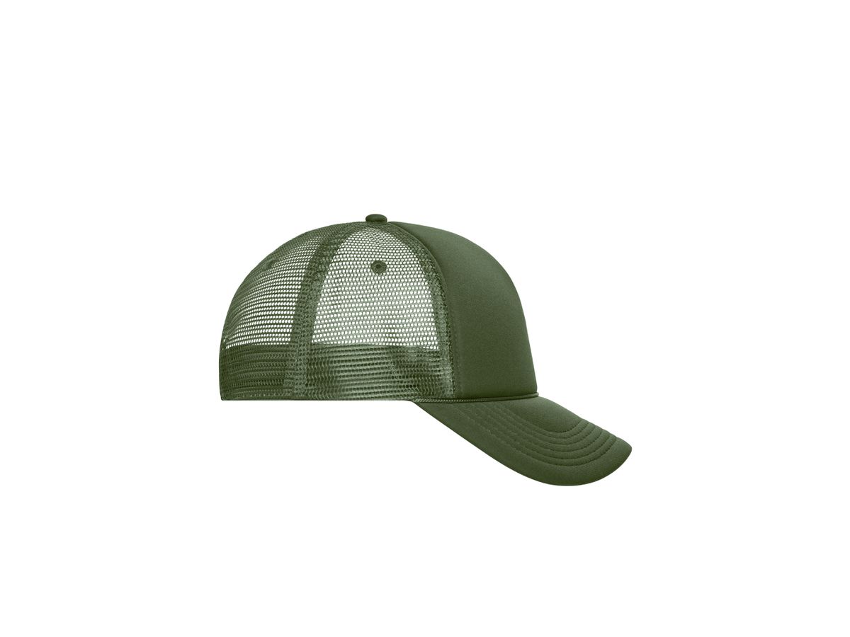 mb 5 Panel Retro Mesh Cap MB6550 dark-olive/dark-olive, Größe one size