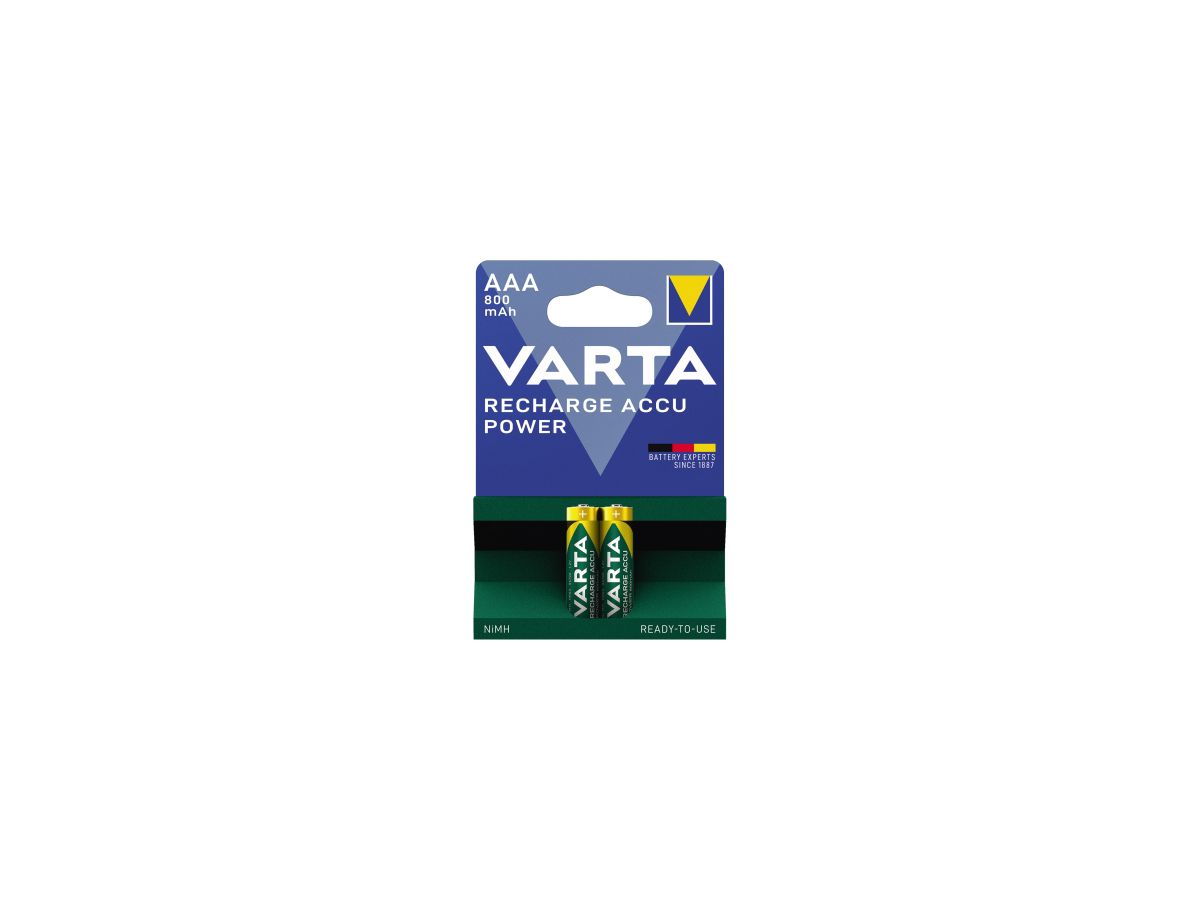 Varta Akku Longlife 56703101402 AAA Micro HR03 1,2V 2 St./Pack.