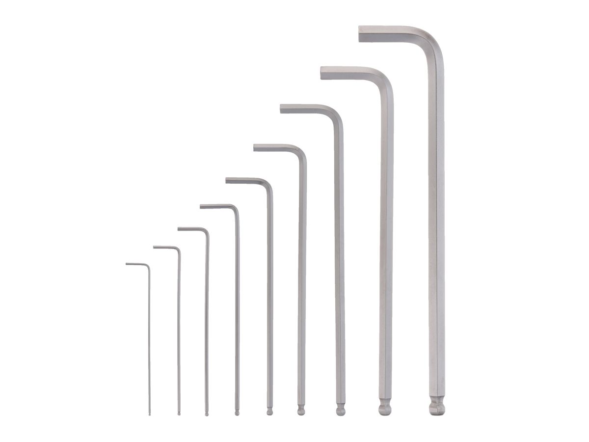 MILWAUKEE Innensechskantschlüssel-Satz metrisch, 9-teilig, 1,5-10 mm