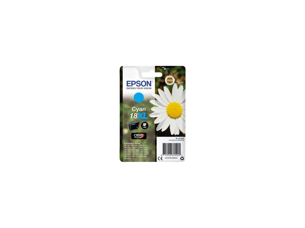Epson Tintenpatrone C13T18124012 6,6ml cyan