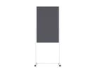 Magnetoplan Moderationswand 11112101 75x120cm Filz grau