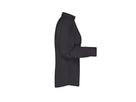 JN Damen Business Shirt JN641 black, Größe XL