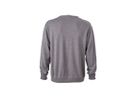 JN Mens V-Neck Cardigan JN661 100%BW, grey-heather, Größe XL