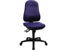 Drehstuhl Support Synchro royalblau
