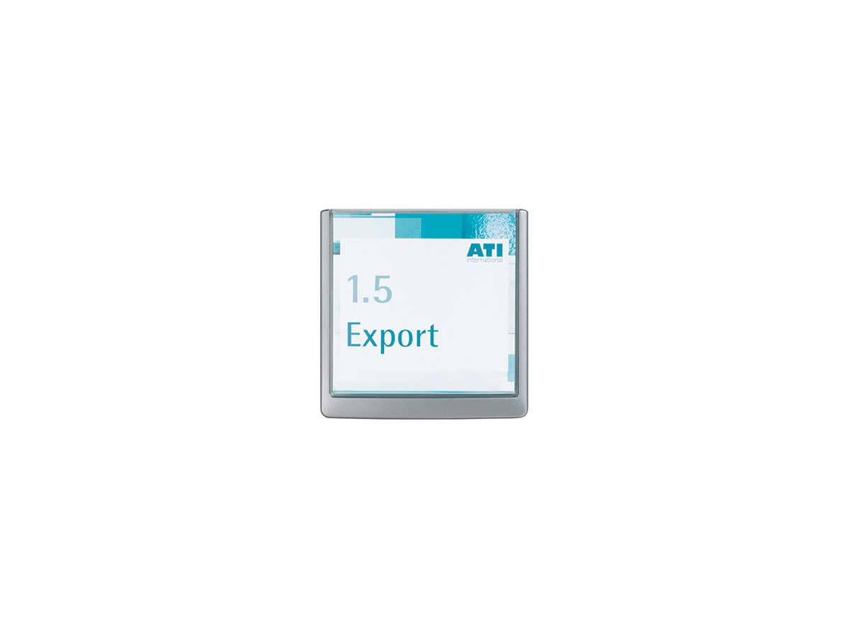 DURABLE Türschild CLICK SIGN 486237 149x148,5mm graphit